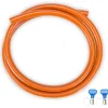 Gimeg Gasschläuche^5 Meter HD PVC Gasschlauch mit 2 Schlauchschellen