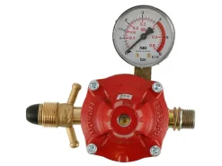 Gimeg Gasdruckregler^0-6bar POL verstellbarer Gasdruckregler mit Mano