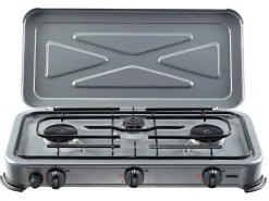 Gimeg 3-flammiger Gaskocher mit elektrischer Zündung< Gaskocher|Top 10 Campingkocher