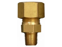 Gimeg Gas Klemmringverschraubungen-gerade Spitzenstück - 3/8 Zoll außen x 6/8 mm