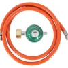 Gimeg Gasdruckregler^50mbar x 1,5mtr 1/4"l Gasdruckregler Set