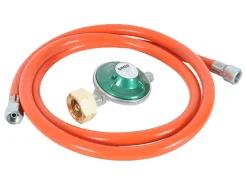 Gimeg Gasdruckregler^50mbar x 1,5mtr 1/4"l Gasdruckregler Set