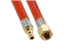 Gimeg Gasschläuche^PVC 1/4 links x Schnellverschluss 3 Meter Gasschlauch