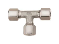Gimeg Stahl T-Stück - 15 x 15 x 15 mm< Gas Klemmringverschraubungen