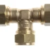 Gimeg Gas Klemmringverschraubungen-Stahl T-Stück - 6 x 6 x 6 mm