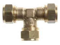 Gimeg Gas Klemmringverschraubungen-Stahl T-Stück - 6 x 6 x 6 mm