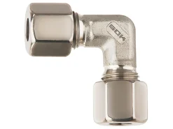 Gimeg Stahl Winkel - 15 x 15 mm< Gas Klemmringverschraubungen