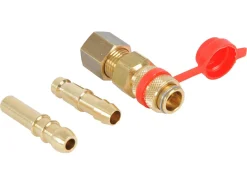 Gimeg Gas Schlauchverbinder|Gas Schnellkupplungen^2x Schlauchadapter mit Schnellkupplung