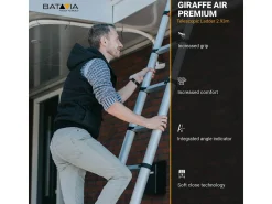 Batavia Leitern^Giraffe Air® 293 Teleskopleiter mit Anti-Rutsch