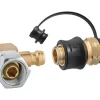 GOK Gas Schnellkupplungen-1-fach 1/4" Links Winkel-Schnellkupplung