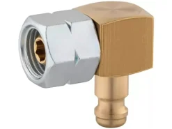 GOK Gas Schnellkupplungen^1-fach 1/4" Links Winkel-Schnellkupplung