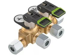 GOK Gashähne^SSV 8 mm Doppel-Schnellschlussventil