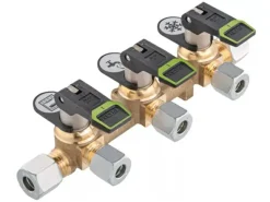 GOK SSV 8 mm Dreifach-Schnellschlussventil< Gashähne