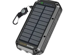 Markenlos Golden Sound Solar-Powerbank - 30.000 mAh< Powerbanks