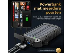 Markenlos Golden Sound Solar-Powerbank - 30.000 mAh< Powerbanks