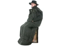Greenlands Deckenschlafsäcke|Sommerschlafsäcke^loden Oliv Ansitzsack mit Mufftasche