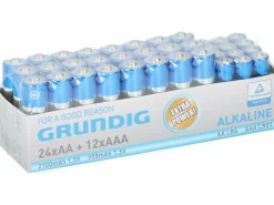 Grundig Kleinbatterien-AA und AAA Batterien - Set von 36