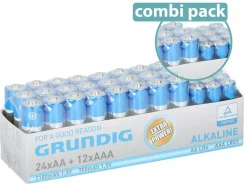 Grundig Kleinbatterien-AA und AAA Batterien - Set von 36