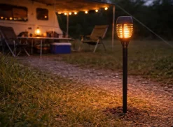 Grundig Campinglampen Aufladbar|Campinglampen Aufladbar^Solar eiförmige Lamellen-Bodenleuchte