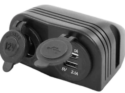 Haba 12 Volt + 2x USB Aufbaubox< Usb Steckdosen 12V