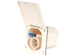 Haba Cee Wandsteckdosen-CEE Eingangsbuchse beige