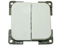 Haba Lichtschalter & Steckdosen^C-line doppelt Schalter - White