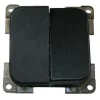 Haba Lichtschalter & Steckdosen-C-line doppelt Schalter - Black