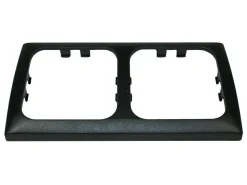 Haba Lichtschalter & Steckdosen^C-line 2-fach Abdeckrahmen - Black