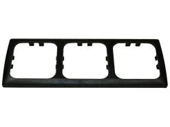 Haba C-line 3-fach Abdeckrahmen - Black< Lichtschalter & Steckdosen