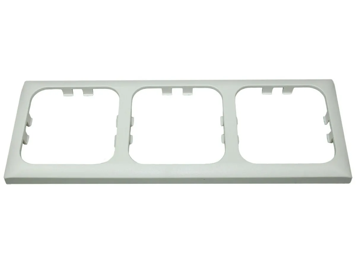 Haba C-line 3-fach Abdeckrahmen - White< Lichtschalter & Steckdosen