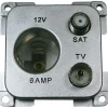 Haba Lichtschalter & Steckdosen^C-line Multi Wandsteckdose - Silver