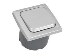 Haba Lichtschalter & Steckdosen-C-line Schalter - Silver