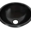 NavyLoad Halbrundes Waschbecken 30 cm - Schwarz< Waschbecken