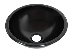 NavyLoad Halbrundes Waschbecken 30 cm - Schwarz< Waschbecken