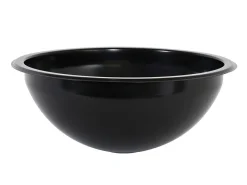 NavyLoad Halbrundes Waschbecken 30 cm - Schwarz< Waschbecken