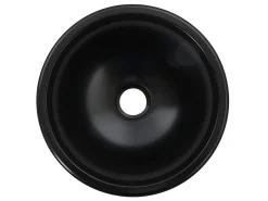 NavyLoad Halbrundes Waschbecken 30 cm - Schwarz< Waschbecken