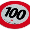 Markenlos Verkehrssicherheit^Höchstgeschwindigkeit von 100 km / h