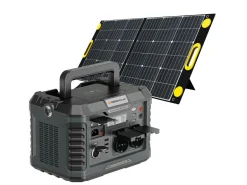 Markenlos HEKO Solar Master 1000Powerstation mit 100W Solar Panel< Powerstations