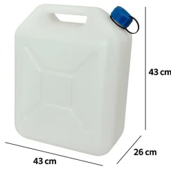 HEM Kanister^20 Liter Wasserkanister mit Hahn - Set von 2