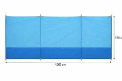 HEM Windschutz-400 x 140 cm Camping-Windschutz - Blue