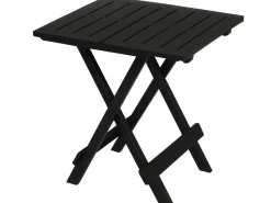 HEM 43 x 45 cm Klappbarer Beistelltisch - Black< Camping Beistelltische