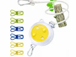 HEM Wäscheleinen Camping^Ausziehbare Wäscheleine - 8 Meter