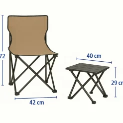 HEM Campingtische Mit Stühlen^camping set 3-teilig mit 2 stühlen und tisch