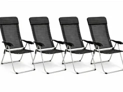 HEM Campingstühle Mit Verstellbarer Rückenlehne|Klappstühle^Grey Klappstuhl - Set von 4