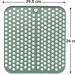 HEM spülset bambusbürste mit abtropfmatte - Green< Spülschüsseln