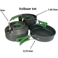 HEM Töpfe & Pfannen^3-teiliges pfannenset aus aluminium