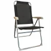 HEM Campingstühle Mit Verstellbarer Rückenlehne|Klappstühle-verstellbarer Klappstuhl - Black