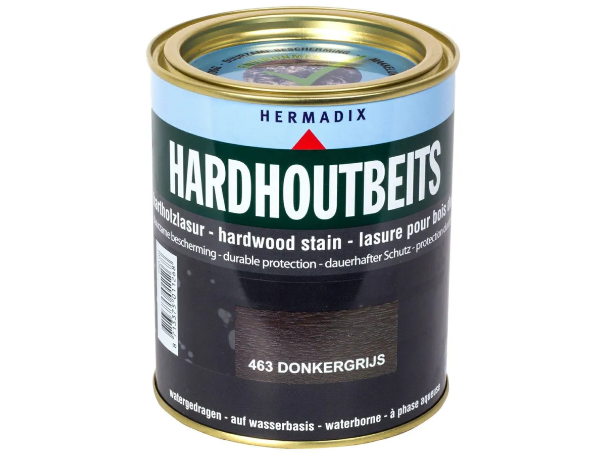 Hermadix dunkelgraue Hartholzbeize< Gartenmöbel Pflege