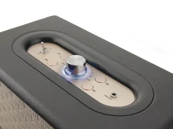 Caliber HFG311BT Bluetooth-Lautsprecher mit USB und Batterie - Retro Black< Lautsprecher