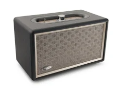 Caliber HFG311BT Bluetooth-Lautsprecher mit USB und Batterie - Retro Black< Lautsprecher